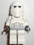 LEGO sw080 Snowtrooper, Light Bluish Gray Hips, Black Hands (Falcon blue box)